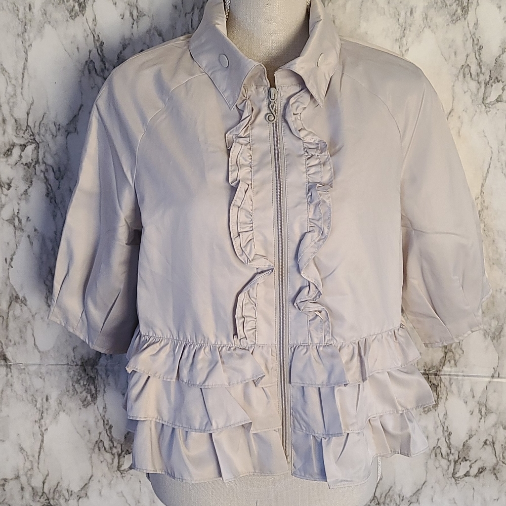 Samuel Dong Nylon Jacket Size Medium - image 1